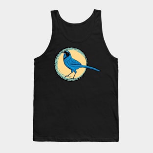 Artwork showing a Turquoise Jay II Tank Top